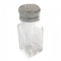 Salière En Verre Transparent - 60G - 4X10 Cm - GelatoPro.fr