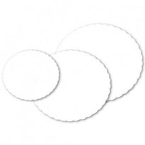 Disque Plat En Carton Blanc Ø27 Cm - Pack De 250 Unités - GelatoPro.fr