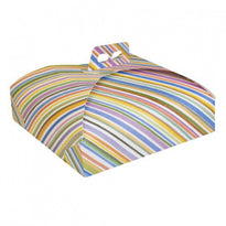 Boîte Pâtissière À Poignée Carrée Multicolore 43X43X7(H)Cm - Pack De 60 Unités - GelatoPro.fr