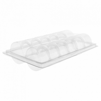 Boîte De Transport En Pet Pour 12 Macarons - Pack De 300 Unités - GelatoPro.fr
