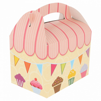 Boite Pour Les Enfants - Modèle Party - Pour Vente À Emporter  17X16X10 Cm - Carton De 300 Unités - GelatoPro.fr