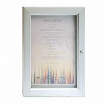 Porte Menus Lumineux Extérieur Métal - 52X40X3.2Cm - GelatoPro.fr