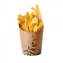 Gobelet À Frites Ouvert Carton Recyclé Feel Green 480 Ml - Carton De 1000 Unités - GelatoPro.fr