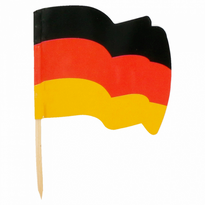 Pique Drapeau En Bois Allemagne - Pack De 144 Unités - GelatoPro.fr