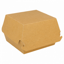 Coque Burger Jumbo En Carton Recyclé 14X12.5X8 Cm - Carton De 600 Unités - GelatoPro.fr