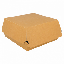 Coque Burger Géant En Carton Recyclé 17.5X18X7.5 Cm - Carton De 300 Unités - GelatoPro.fr