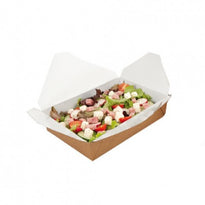 Boîte Américaine Étanche En Carton Recyclé 1470 Ml - Carton De 200 Unités - GelatoPro.fr
