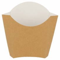 Pochette À Frites En Carton Recyclé Standard 135G - 13X8X13.5Cm - Carton De 1200 Unités - GelatoPro.fr