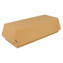 Boîte À Panini En Carton Recyclé 26X12X7Cm - Carton De 300 Unités - GelatoPro.fr