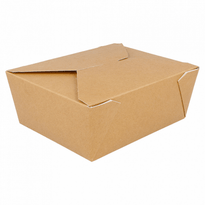 Boîte Américaine Micro-Ondable Marron 1350Ml - Carton De 300 Unités - GelatoPro.fr