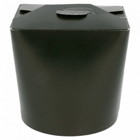 Pot En Carton Avec Fermeture Croisillon Pour Pâtes Série Noir 480 Ml - Carton De 450 Unités - GelatoPro.fr
