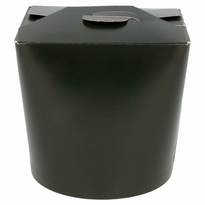 Pot En Carton Avec Fermeture Croisillon Pour Pâtes Série Noir 780 Ml - Carton De 450 Unités - GelatoPro.fr