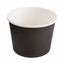 Pot En Carton Série Noir 500 Ml - Carton De 500 Unités - GelatoPro.fr