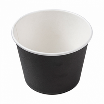 Pot En Carton Série Noir 1000 Ml - Carton De 500 Unités - GelatoPro.fr