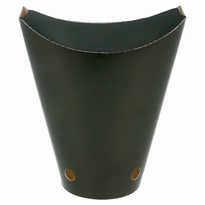 Gobelet À Frites Avec Fermeture Rabattable En Carton Série Noir 360 Ml - Carton De 2500 Unités - GelatoPro.fr