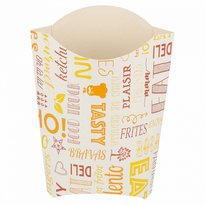Pochette À Frites En Carton Parole 190G - Carton De 1000 Unités - GelatoPro.fr