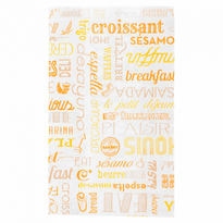Sac À Croissants Parole 12 + 5 X 22 Cm - Pack De 500 Unités - GelatoPro.fr