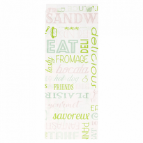 Sac Sandwich Parole 9 + 4 X 22 Cm - Pack De 500 Unités - GelatoPro.fr