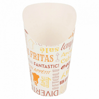 Gobelet À Frites En Carton Parole 480 Ml - Carton De 1000 Unités - GelatoPro.fr