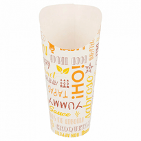 Gobelet À Frites En Carton Parole 660 Ml - Carton De 1000 Unités - GelatoPro.fr