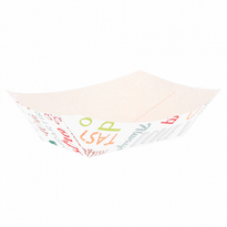 Barquette Carton Parole 240G - 8.5 X 5 X 4 Cm - Pack De 200 Unités - GelatoPro.fr