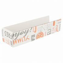 Barquette À Saucisse En Carton Micro Cannelure Modèle Parole 18 X 4.5 X 4 Cm - Carton De 1200 Unités - GelatoPro.fr
