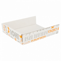 Part À Pizza Rectangle En Carton Micro Cannelure Parole 15 X 12 X 3.5 Cm - Carton De 800 Unités - GelatoPro.fr