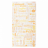 Sac À Croissants Parole 19 + 8 X 35 Cm - Pack De 250 Unités - GelatoPro.fr