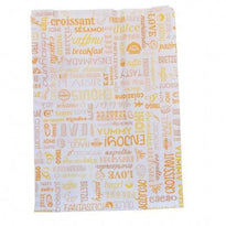 Sac À Croissants Parole 26 + 8 X 35 Cm - Pack De 250 Unités - GelatoPro.fr