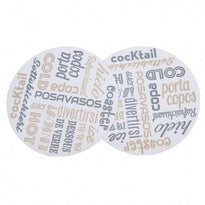 Dessous De Verre En Carton Parole 9 Cm - Carton De 6000 Unités - GelatoPro.fr