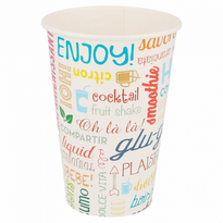 Gobelet En Carton Pour Boisson Froide Parole 48 Cl - Carton De 1000 Unités - GelatoPro.fr