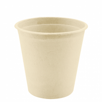 Gobelet En Cellulose Naturelle Fibre De Canne À Sucre  -Naturel - 370 Ml - Carton De 800 Unités - GelatoPro.fr