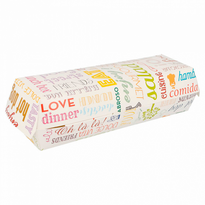 Coque Pour Hot-Dog En Carton 23.5X9X6 Cm Modèle Parole - Carton De 600 Unités - GelatoPro.fr