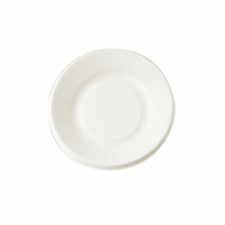 Assiette En Cellulose Naturelle Fibre De Canne À Sucre - Blanc - 21 Cm - Carton De 1000 Unités - GelatoPro.fr