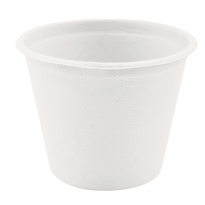 Gobelet En Cellulose Naturelle Fibre De Canne À Sucre  - Blanc - 425 Ml - Carton De 600 Unités - GelatoPro.fr