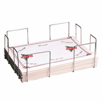 Distributeur Argenté Métallique Pour Sets De Table - GelatoPro.fr