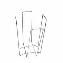 Distributeur Argenté Pour Serviettes 33 X 33 Cm (Pliage : 1/4) - GelatoPro.fr