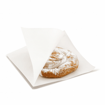 Sachet Blanc Ouvert Sur 2 Côtés 12X12.2 Cm  - Pack De 100 Unités - GelatoPro.fr
