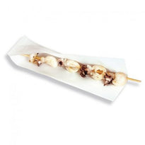 Sachet Blanc Ouvert Sur 2 Côtés 22X7.6 Cm  - Pack De 100 Unités - GelatoPro.fr