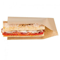 Sachet Kraft Ouvert Sur 2 Côtés 20X13X10 Cm  - Pack De 100 Unités - GelatoPro.fr
