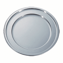 Plateau De Présentation Rond Argenté En Pet 30.6 Cm - Pack De 10 Unités - GelatoPro.fr