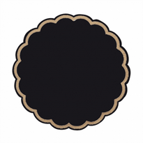 Dessous De Verre Noir En Tissue 9 Cm - Carton De 3000 Unités - GelatoPro.fr