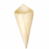 Cornet En Bois De Pin 8 Cm - Carton De 1000 Unités - GelatoPro.fr