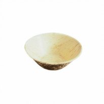 Récipient Rond En Bambou 7.5X3 Cm - Carton De 1000 Unités - GelatoPro.fr