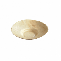Récipient Rond En Bambou 8.5X2 Cm - Carton De 1000 Unités - GelatoPro.fr