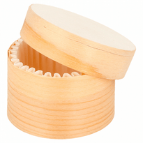 Mini Boîte Cyclindrique En Bambou Avec Couvercle 5X3.5Cm - Carton De 360 Unités - GelatoPro.fr