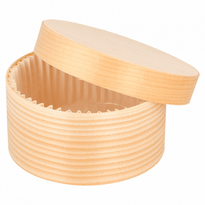 Mini Boîte Cyclindrique En Bambou Avec Couvercle 8X4Cm - Carton De 360 Unités - GelatoPro.fr