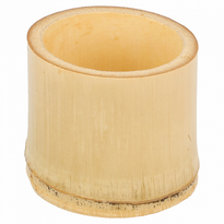 Pot Droit En Bambou 5X4.5 Cm - Carton De 200 Unités - GelatoPro.fr