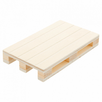 Mini Palette De Présentation En Bois 13X8X2 Cm - Carton De 40 Unités - GelatoPro.fr