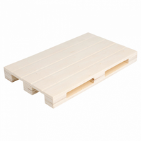 Mini Palette De Présentation En Bois 20X12X2 Cm - Carton De 40 Unités - GelatoPro.fr